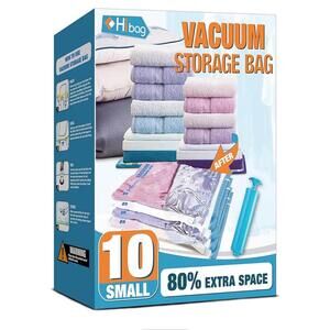 Hi bag Vacuum Storage Bags 10 Small w Pump